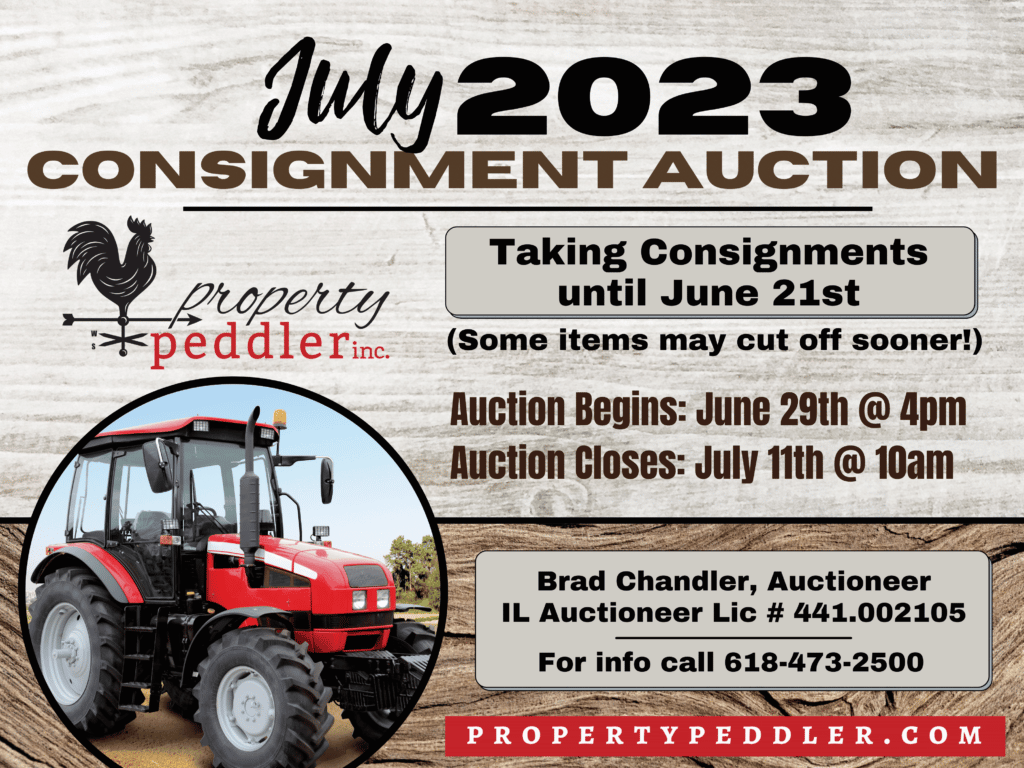 2023 July Consignment Auction - Property Peddler, Inc